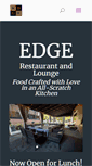 Mobile Screenshot of edgerestaurant.net