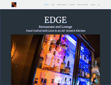 Tablet Screenshot of edgerestaurant.net